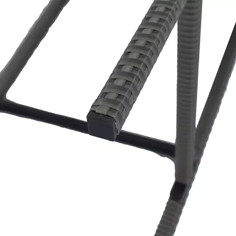 Set Bar da Esterno 5 Pezzi in Legno di Acacia e Rattan con Sgabelli da Bar e Cuscini Rimovibili, Grigio - ModernLuxe