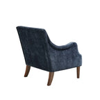 Poltrona moderna accent con bottoni capitonné