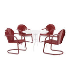 Set da pranzo da esterno Crosley Tulip da 5 pezzi