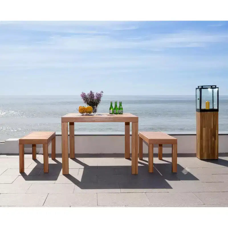 Set di Tre Pezzi Dario con Due Panche - Interno/Esterno - PAT7029 - Safavieh