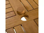 Set Chante Tavolo Rotondo 5 Pezzi - Interno/Esterno - PAT7041 - Naturale/Beige - Safavieh