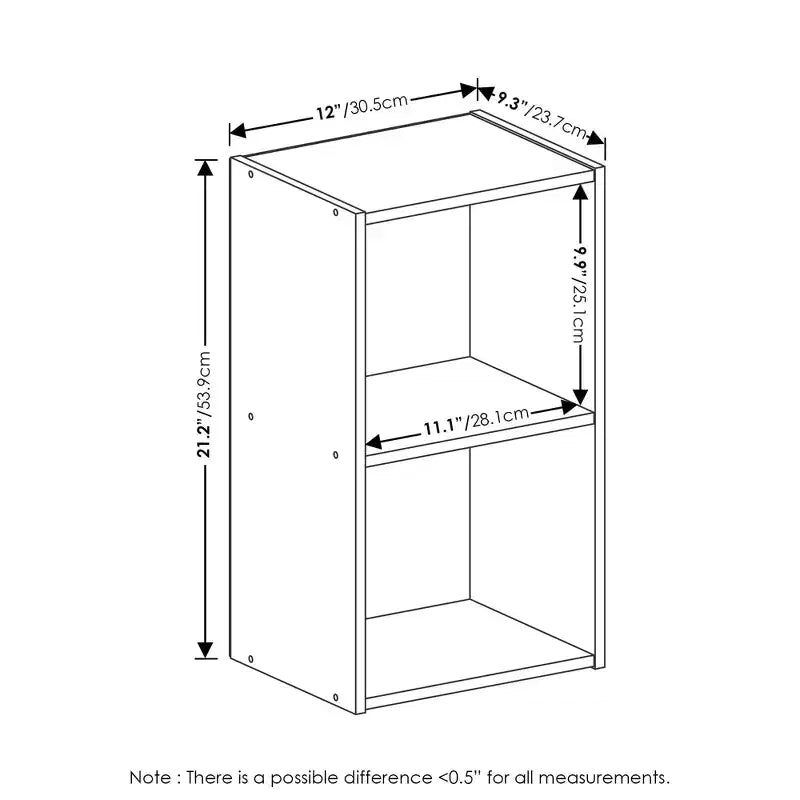 Scaffale Decorativo Aperto a 2 Ripiani Comodino Tavolino da Divano con Contenitore e Vetrina, Rosa/Bianco