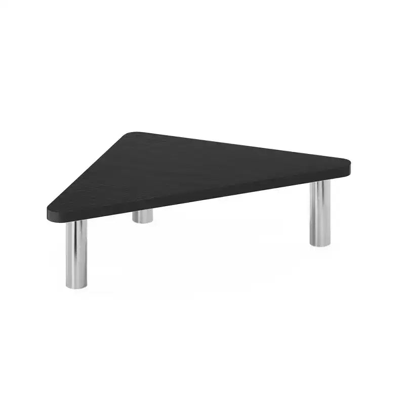 Supporto Moderno per Monitor, Rialzo per Laptop, Organizer da Scrivania, Ripiano Supporto per Computer, Nero