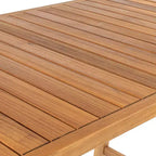 Set da bar da esterno JONATHAN Y Porto Modern Coastal a 3 pezzi in legno di acacia con cuscini