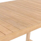 Set da bar da esterno JONATHAN Y Porto Modern Coastal a 3 pezzi in legno di acacia con cuscini