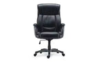 Sedia Egino Big and Tall, supporta fino a 181 kg, sedile/schienale neri, base nera
