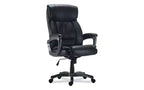 Sedia Egino Big and Tall, supporta fino a 181 kg, sedile/schienale neri, base nera