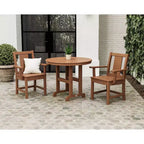 Set da pranzo da esterno per patio 3 pezzi POLYWOOD Prairie Farmhouse