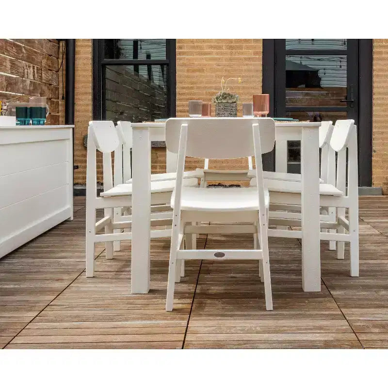 POLYWOOD Set da pranzo da esterno con 7 sedie Urban Modern Studio e tavolo Parsons