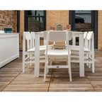 POLYWOOD Set da pranzo da esterno con 7 sedie Urban Modern Studio e tavolo Parsons