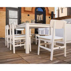 POLYWOOD Set da pranzo da esterno con 7 sedie Urban Modern Studio e tavolo Parsons