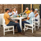 POLYWOOD Set da pranzo da esterno con 7 sedie Urban Modern Studio e tavolo Parsons