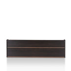 Mobile TV Alan in noce moderno con 3 cassetti da 73 pollici di Furniture of America