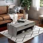 Tavolino da caffè Rere Rustic di Furniture of America, 104 cm, con piano sollevabile