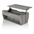 Tavolino da caffè Rere Rustic di Furniture of America, 104 cm, con piano sollevabile