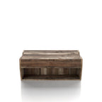 Tavolino da caffè Rere Rustic di Furniture of America, 104 cm, con piano sollevabile