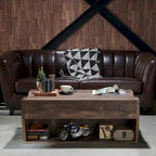 Tavolino da caffè Rere Rustic di Furniture of America, 104 cm, con piano sollevabile