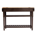 SEI Furniture Woodson Isola Cucina Contenitore Grigia Transizionale