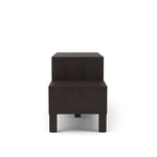 Mobile TV Moderno Rami a 3 Ripiani con Finitura Espresso di Furniture of America, Elegante Console Multimediale per l'Intrattenimento del Soggiorno