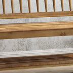 Panca Lennon in Legno di Acacia con Mensola di Christopher Knight Home