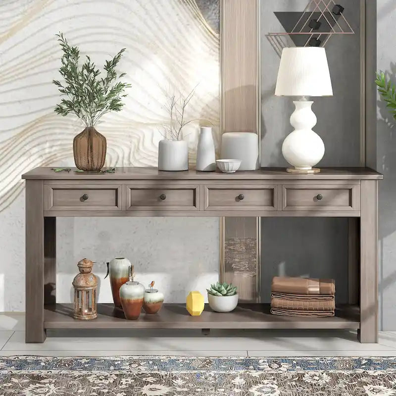 Consolle a 4 cassetti per ingresso/corridoio - 14.00 x 63.00 x 30.00