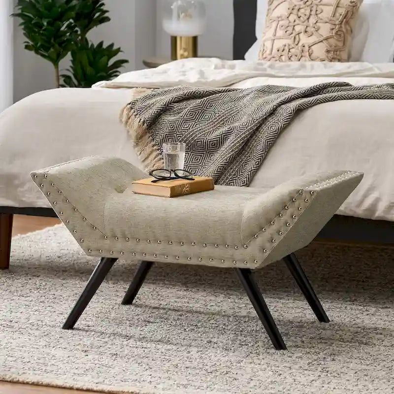Panca Contenitore Christopher Knight Home Rosalynn in Tessuto Trapuntato - Elegante e Multifunzionale