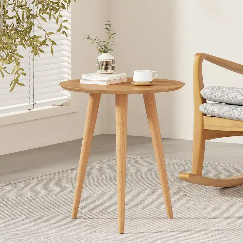 Tavolino Evie Wood con rivestimento in finto legno di Christopher Knight Home - 20L x 20W x 22H