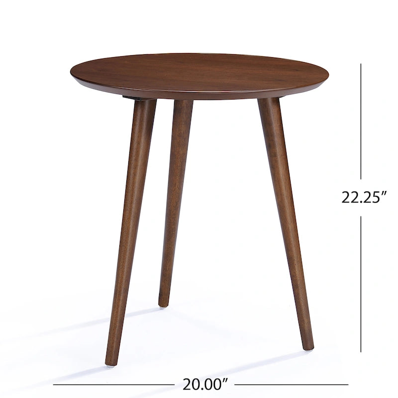 Tavolino Evie Wood con rivestimento in finto legno di Christopher Knight Home - 20L x 20W x 22H