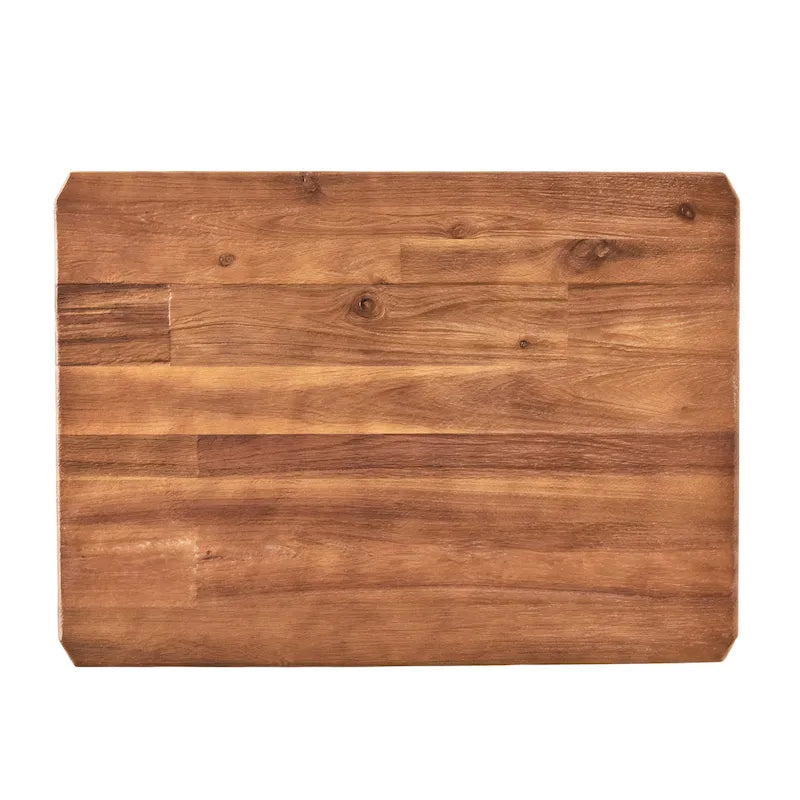 Tavolino laterale in metallo rustico Ronan Wood di Christopher Knight Home