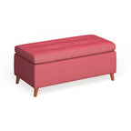 Christopher Knight Home Carson Carrington Umea Panca Contenitore Ottomana Mid-century