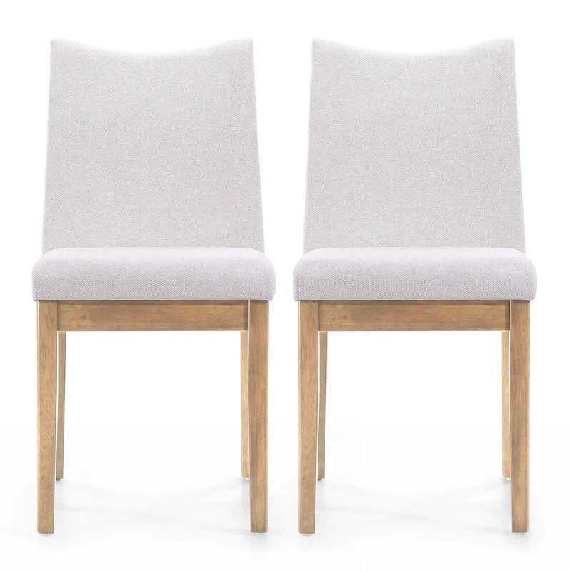 Chaises de salle à manger en tissu Dimitri Mid-Century (Lot de 2) par Christopher Knight Home