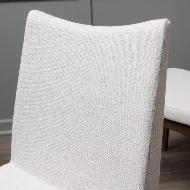 Chaises de salle à manger en tissu Dimitri Mid-Century (Lot de 2) par Christopher Knight Home