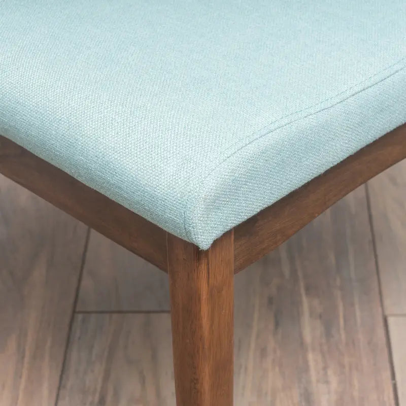 Chaises de salle à manger en tissu Dimitri Mid-Century (Lot de 2) par Christopher Knight Home