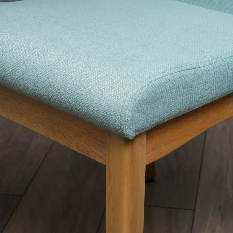 Chaises de salle à manger en tissu Dimitri Mid-Century (Lot de 2) par Christopher Knight Home