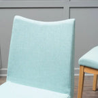 Chaises de salle à manger en tissu Dimitri Mid-Century (Lot de 2) par Christopher Knight Home