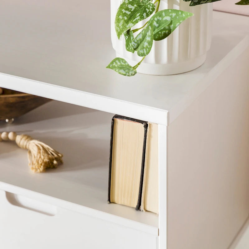 Mobile TV Middlebrook Alby in legno massello 58 pollici in stile Mid-Century