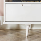 Mobile TV Middlebrook Alby in legno massello 58 pollici in stile Mid-Century