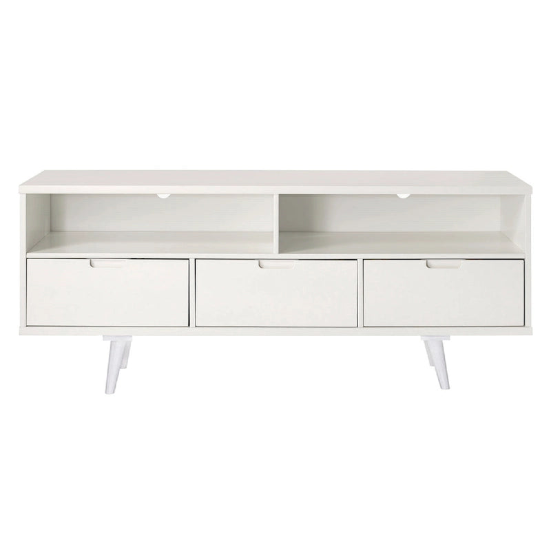 Mobile TV Middlebrook Alby in legno massello 58 pollici in stile Mid-Century