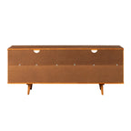 Mobile TV Middlebrook Alby in legno massello 58 pollici in stile Mid-Century