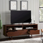 Mobile TV Middlebrook Alby in legno massello 58 pollici in stile Mid-Century