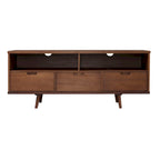 Mobile TV Middlebrook Alby in legno massello 58 pollici in stile Mid-Century
