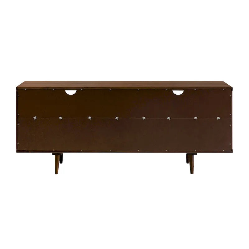 Mobile TV Middlebrook Alby in legno massello 58 pollici in stile Mid-Century
