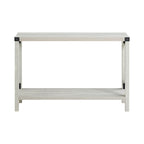 Tavolo da ingresso X-frame in stile rustico Middlebrook da 46 pollici