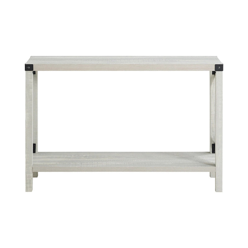 Tavolo da ingresso X-frame in stile rustico Middlebrook da 46 pollici