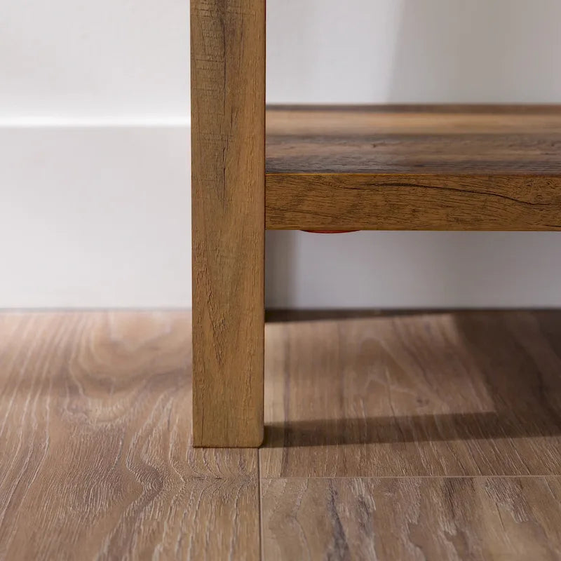 Tavolo da ingresso X-frame in stile rustico Middlebrook da 46 pollici