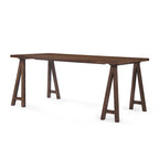 Anise Set da pranzo di 7 pezzi stile Mid-Century Modern con tavolo a gambe incrociate di Christopher Knight Home