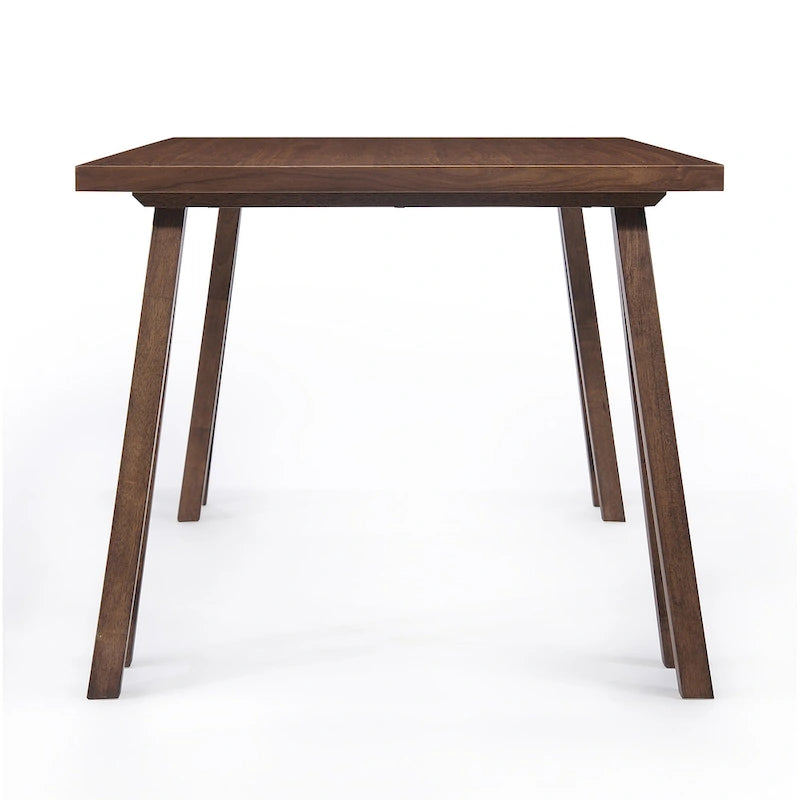 Anise Set da pranzo di 7 pezzi stile Mid-Century Modern con tavolo a gambe incrociate di Christopher Knight Home