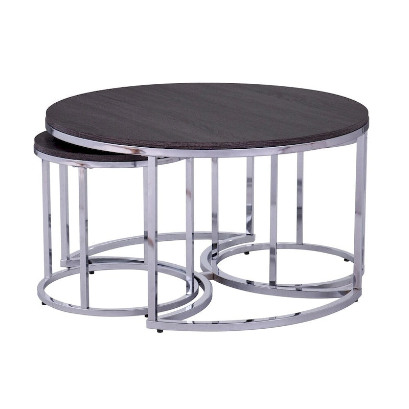 Tavolino nidificabile rotondo a 3 pezzi Henderson di SEI Furniture