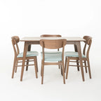 Set da pranzo Iriat Mid-century 5 pezzi di Christopher Knight Home
