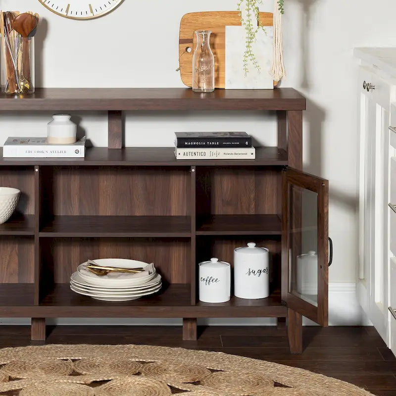 Meuble TV console buffet haut Middlebrook de 52 pouces
